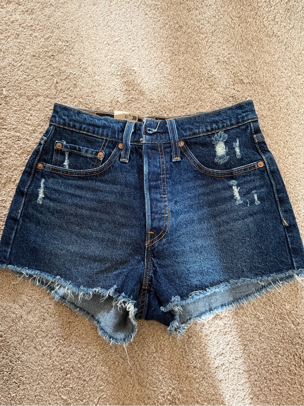 NWT Levi's Dark Blue 501 Shorts